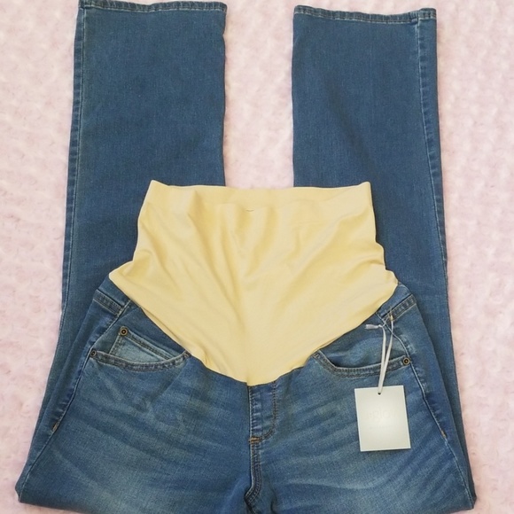 NWT Maternity Bootcut Denim Jeans - Picture 6 of 8